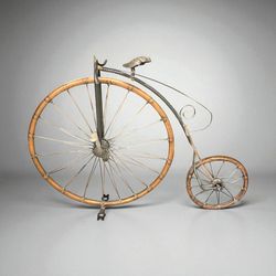 SUPER PENNY FARTHING/HIGH WHEEL BICYCLE SCULPTURE