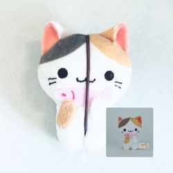 Kiddleton Cat With A Fish Mascot Plush