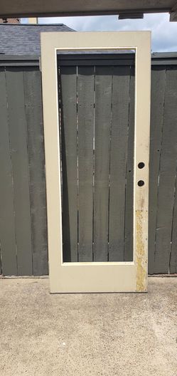 Door frame with NO glass