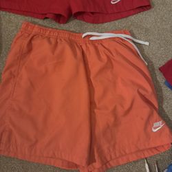 Orange Nike Shorts 