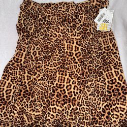 Lularoe Cheetah Madison Skirt 