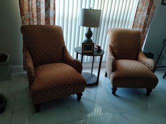 Wing back chairs