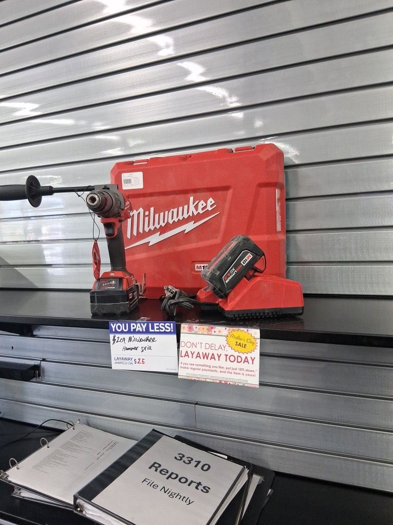 Milwaukee Hammer Drill