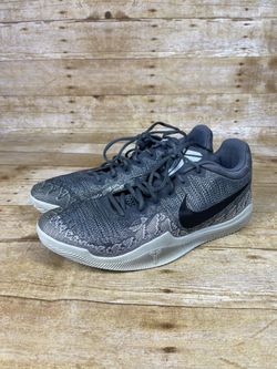 NICE Nike Kobe Mamba Rage Dark Grey Pure Platinum Men's 12 Sneakers Basketball