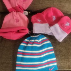 2 New Polo Hat And Glove Sets And 1 Nike Tobagon. All New With Tags Never Worn