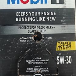 New 12 Qt Mobil1 Full Synthetic Motor Oil Sealed
