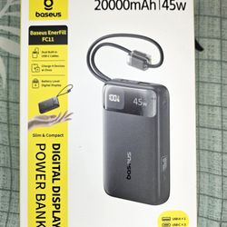 NEW Baseus 45W 20000mAh, Power Bank