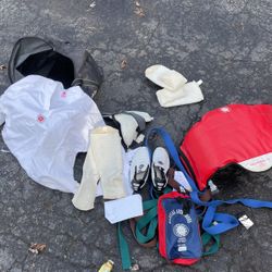 JUDO PADDING SHOES ALL PADS ABD BAG LOTS IF ITEMS 