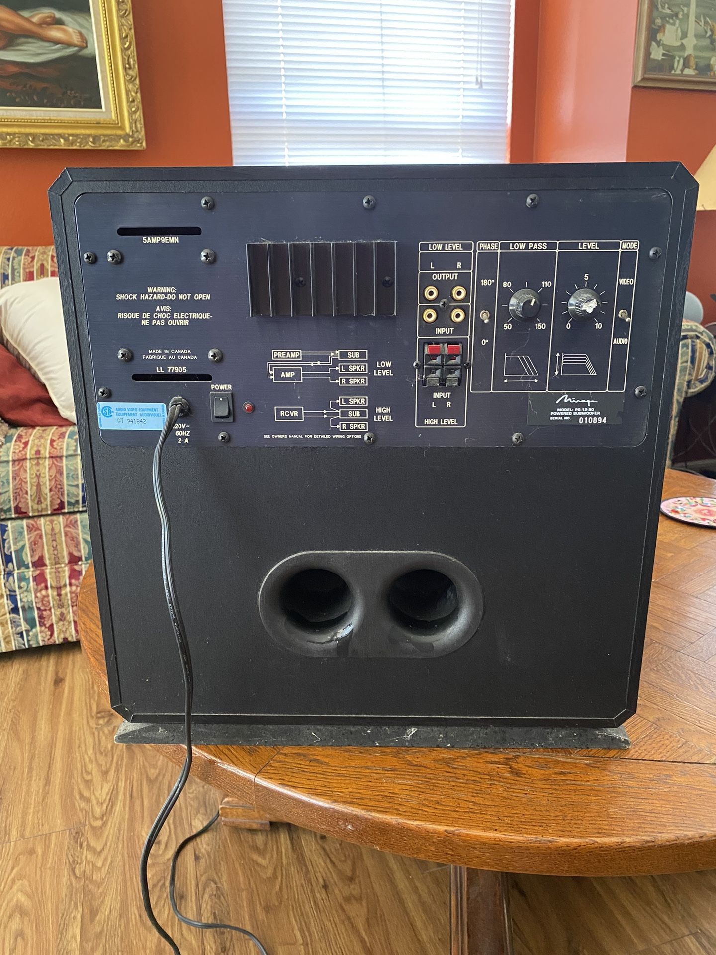 Mirage 22-Inch Powered Subwoofer for Sale in San Antonio, TX - OfferUp