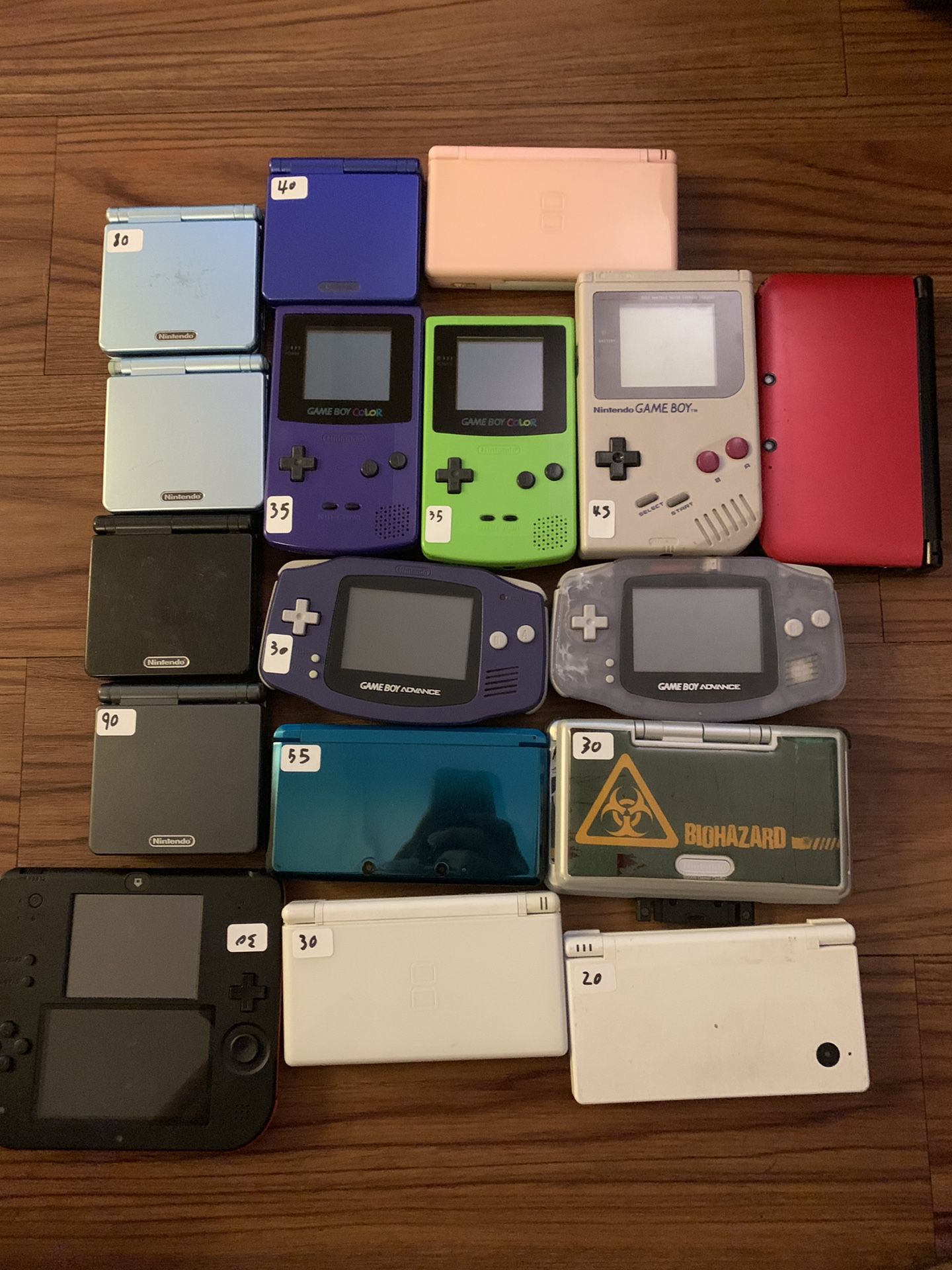 Nintendo handheld console lot. Gameboy ds 3ds