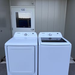 Samsung washer and electric dryer