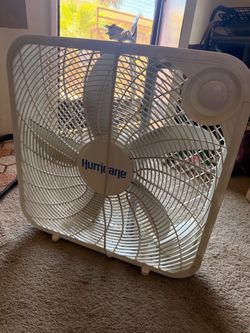 Box Fan, White