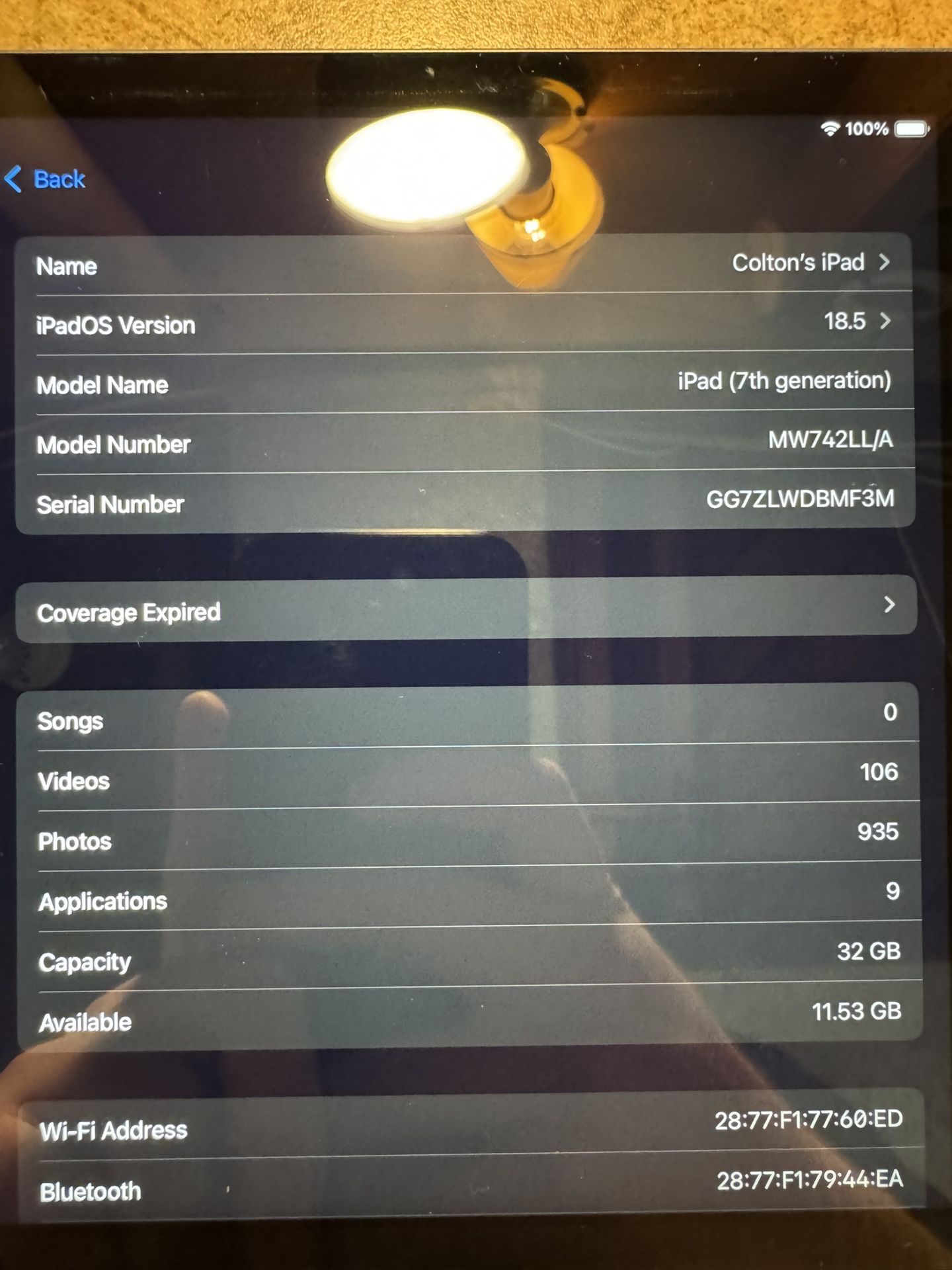 iPad 7th Generation WiFi Only