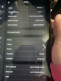 Apple iPad 9th Generation 64GB