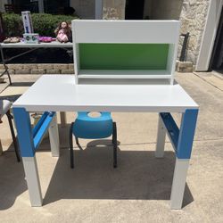 Kids Desk With Shelf