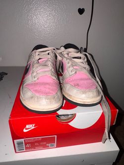 Nike Dunk Low GS Pink Black Size 4.5Y