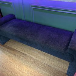 Boucle bench dark grey