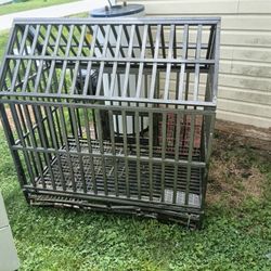 Heavy Duty Wheeled Dog Crate $30 Obo