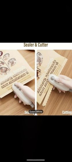 Bag Sealer And Cutter - New + Same Day Shipping 