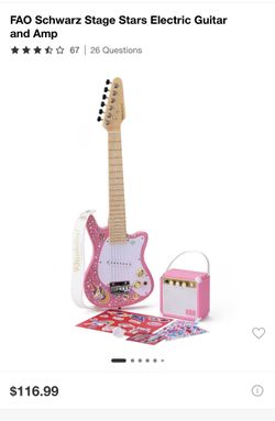 FAO Schwarz Stage Stars Electric Guitar and Amp