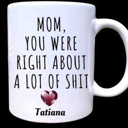 Personalized Mother's Day Gift Coffee Cup