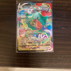 Crown Zenith Vmax Rayquaza Pokemon Card