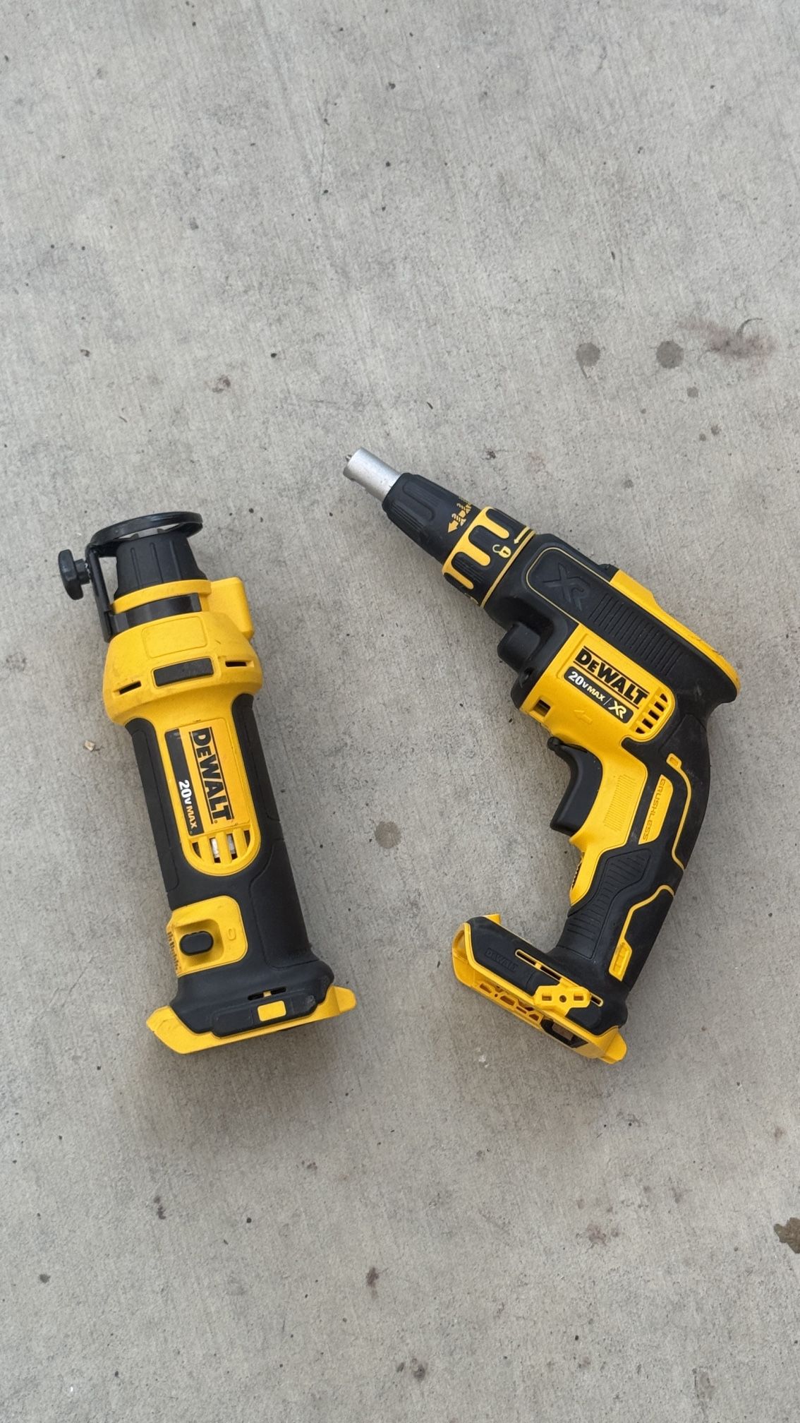 DeWalt Router And Screw Gun 