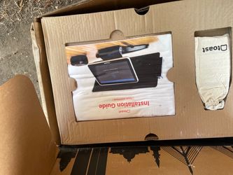 Toast screen and cash register