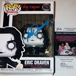 MARK DACASCOS SIGNED AUTOGRAPHED ERIC DRAVEN FUNKO POP FIGURE #1428 JSA COA RARE