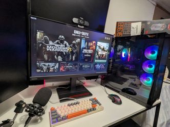 Gaming pc set up