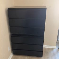 Stackable Dresser 3 Drawers x 2