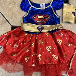 BRAND NEW SIZE SMALL 4-6 Supergirl Costume!!! Paid $29.99 Plus Tax, Asking $20 
