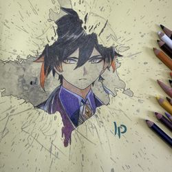 Zhongli From Genshin Impact Splash Art 