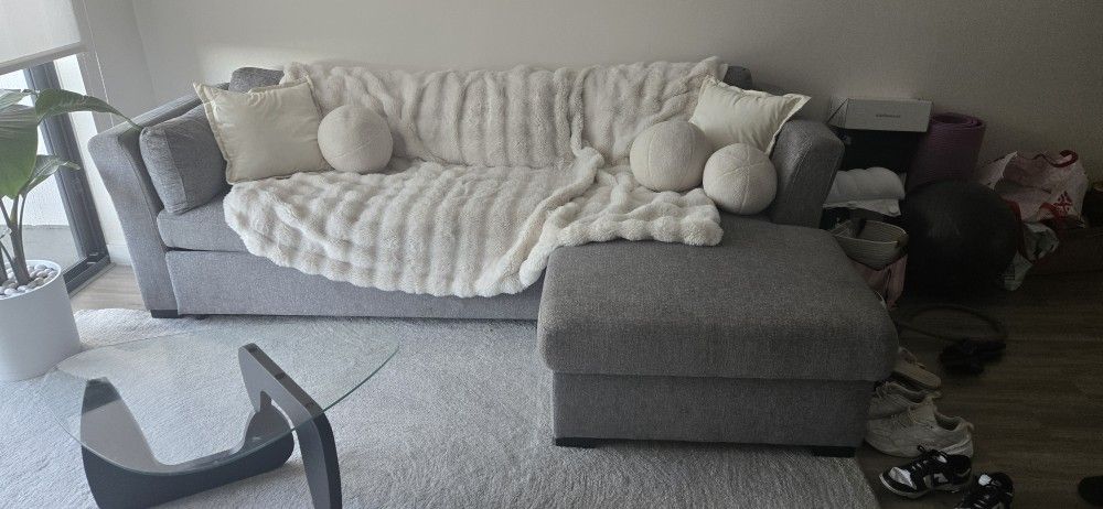 Grey Sectional Couch