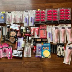 Variety is of Beauty and Make Up Items, Nails, Face, Eye Lashes. Pick 10 for $12.