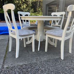 Round Table And 4 Chairs OBO