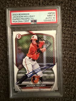 Jackson Holliday rc on card auto