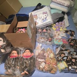 Monchichi: All Sizes (Tiny, Baby, S,M,L,XL), Tan, Pillow, Backpack