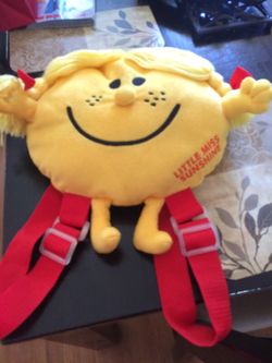 Little Miss sunshine backpack and very good condition never was used