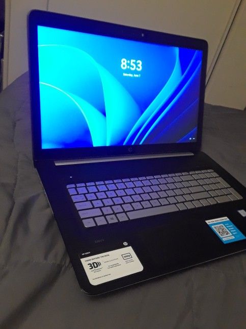 17" HP ENVY LAPTOP NOTEBOOK TOUCH SCREEN WINDOWS 11 16gb Ram 1tb HD Intel CORE i7 WORKING GREAT. Charger Included