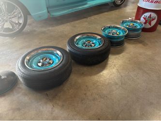 15” Chevy rally wheels