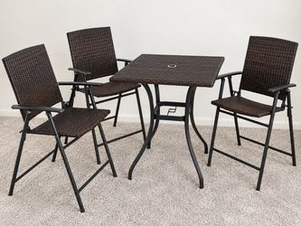 Rattan Table and Chairs