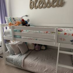 Pottery Barn Bunk Beds - White With Slide