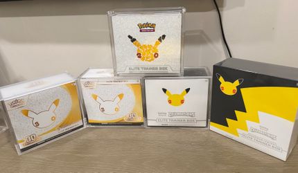 Pokemon Pokemon Anniversary 20th, 25th, 30th ETB Elite Trainer Box Lot