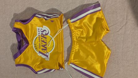 Build-A-Bear Workshop Los Angeles Lakers NBA 2pc Jersey Top & Shorts Set