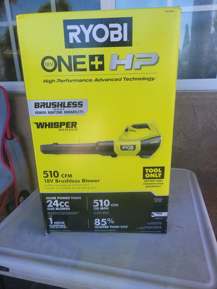 Ryobi ONE+ HP 18V Whisper Series Blower Tool Only!!!