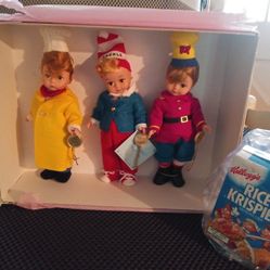 Madame Alexander Dolls Like New In box $60 For The Group Set  The Single Snap Crackle And Pop Will Be Sold As A Set Of All 3 For $60. All Sales Final.