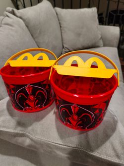 McDonald's Halloween Boo Buckets Jafar 2 Pack New Condition