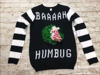Holiday Christmas Ugly sweater sweatshirt top junior women's size S Small 3 5 toy sweatshirt shirt