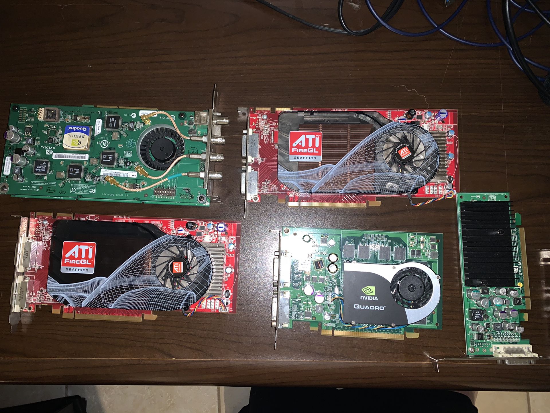 Graphics cards used